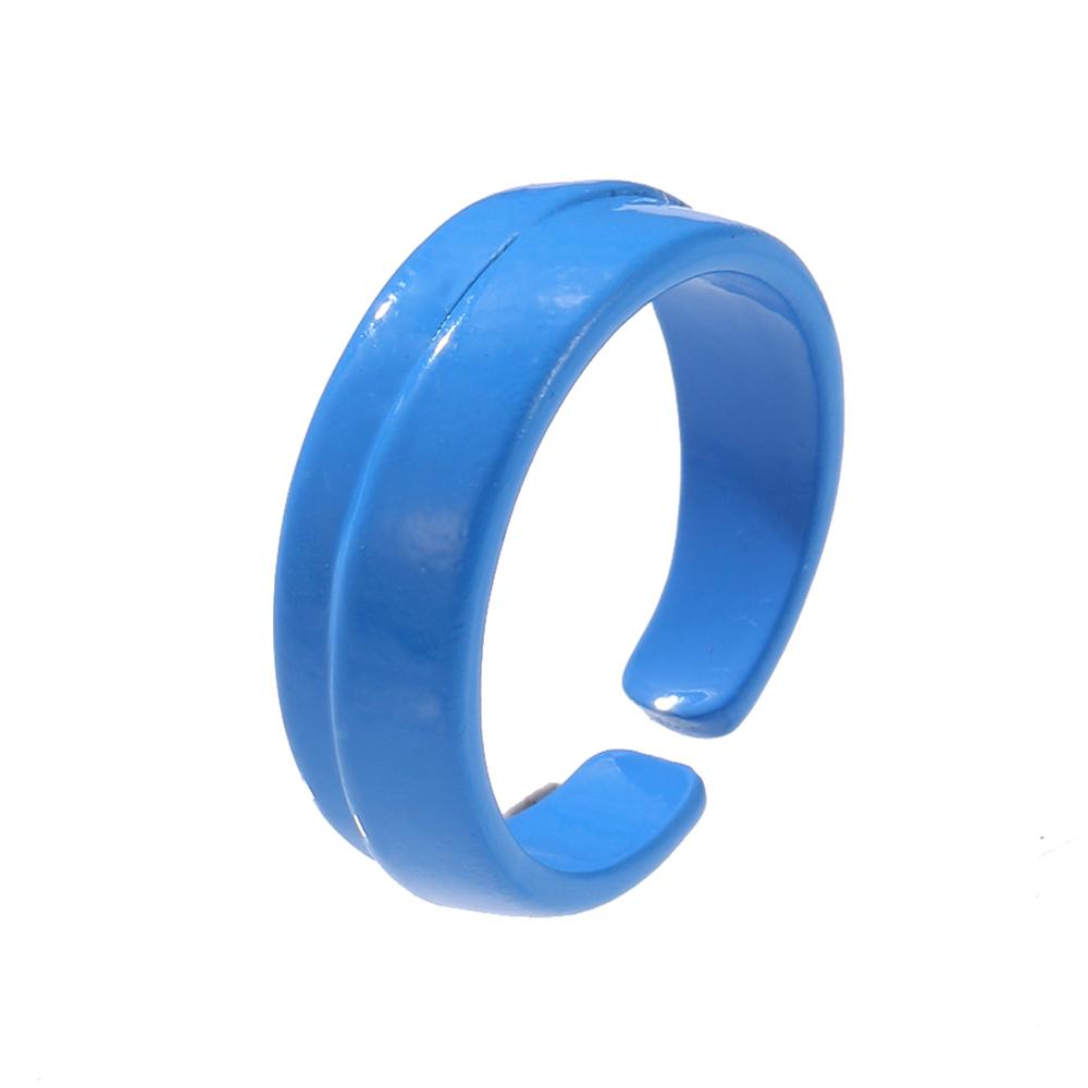 Регулируемое кольцо цвета макарон в стиле ретро, ​​простое модное кольцо, темпераментное женское кольцо в стиле панк, трендовые ювелирные изделия