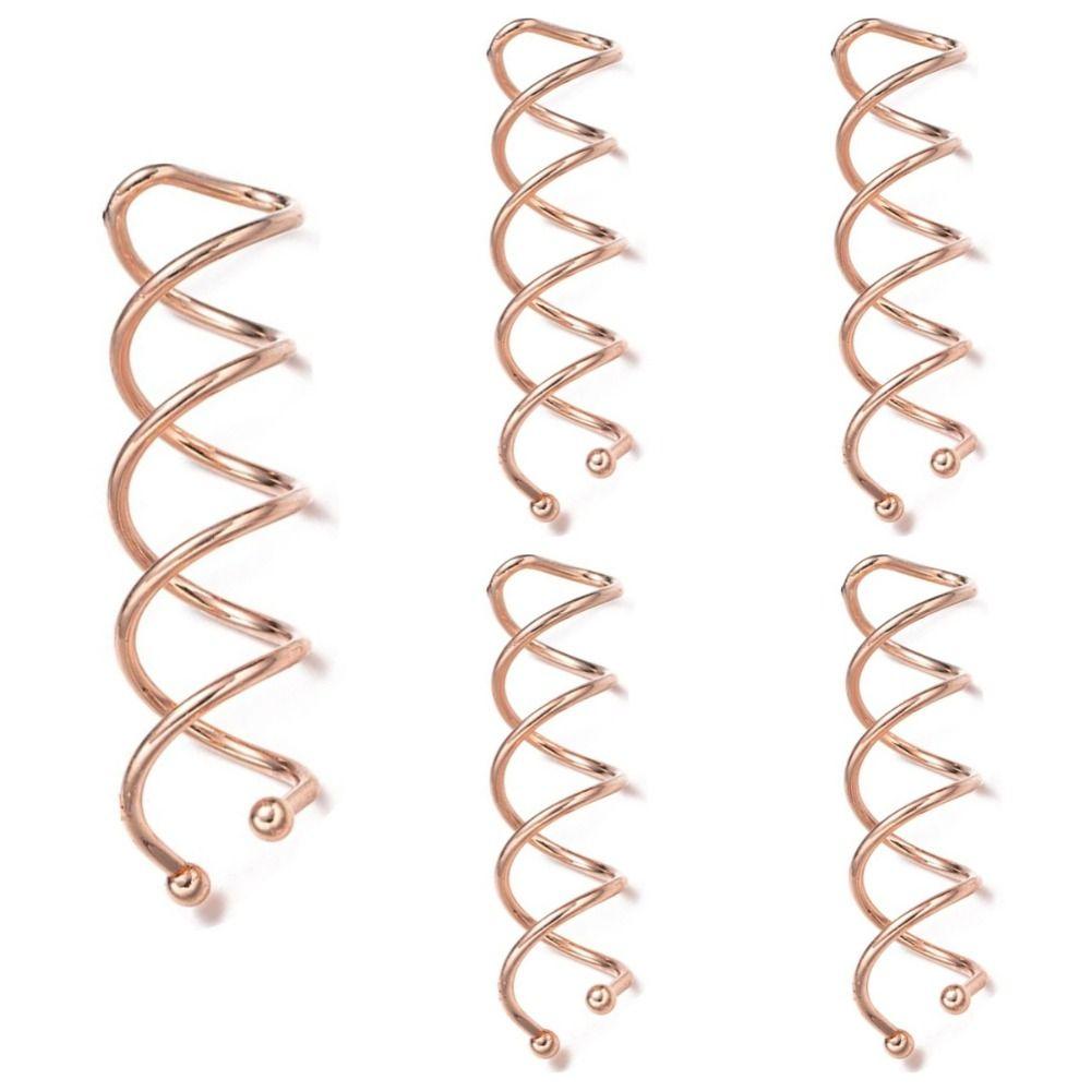 5pcs Hair Fairy Screw Bobby Pin Bridal Headwear Hairpin Ornaments Spiral Hair Clip  Women