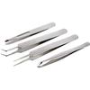 Set of Tweezers - Ref 13066 - 4 Pieces - Kitchen Accessories - Color Gray