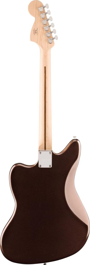Squier by Series Jaguar Maple Fingerboard White Pickguard Mystic Metallic Brown Squier Fender/Affinity