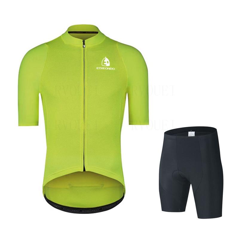 Комплект летней велосипедной формы Etxeondo Team с коротким рукавом Велосипедная форма для горного велосипеда Тур Де Езды Джерси Maillot Ropa Ciclismo