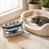 Anti-Tipping Neck Support Pet Bowl Removable Feeder Bowl Cute Cat Water Bowl  for Pets Cats Dogs