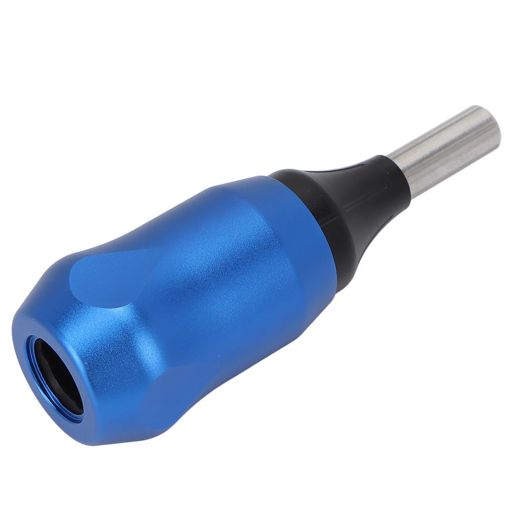 Professional Cartridge Tattoo Grips Adjustable Needle Length Aluminum Alloy Tattoo HandleBlue