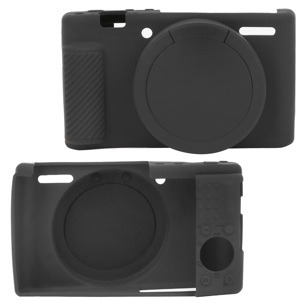 Digital Camera Silicone Protective Cover Case Accessory for Sony ZV1 Camera Black