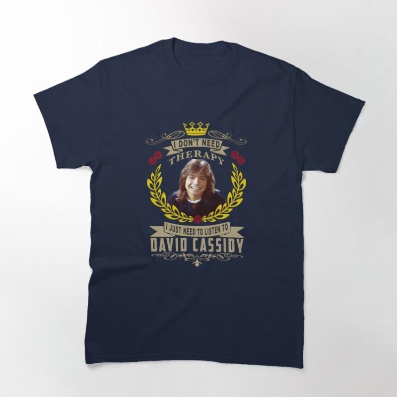 David Cassidy portrait Graphic 100cotton Unisex Oneck shirt 2026 summer New Unisex fashion Y2k Short Sleeve Tshirt fan gift
