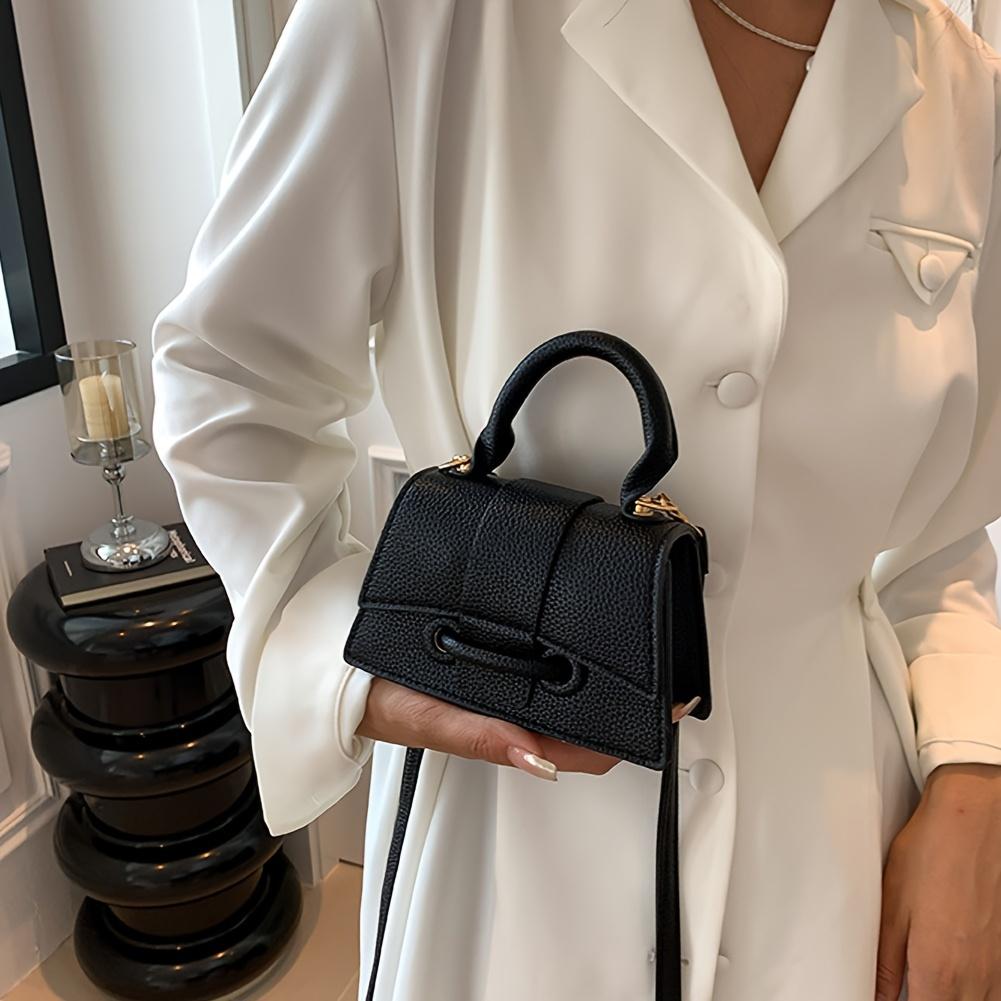 Сумка Trendy Niche Design, женская мини-сумка через плечо, модный квадратный кошелек с верхней ручкой