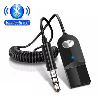 Bluetooth Aux адаптер Dongle USB на разъем 3,5 мм автомобильный аудио Aux Bluetooth 5,0 комплект громкой связи для автомобильного приемника BT передатчик