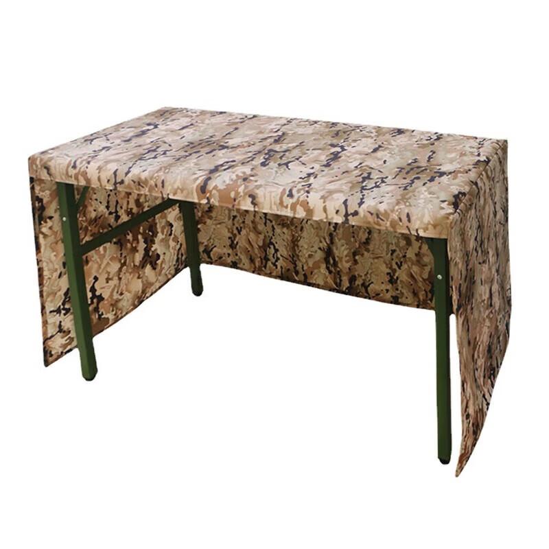Camouflage Three-Sided Conference Tablecloth