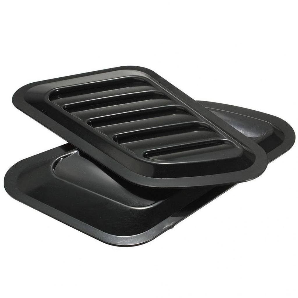 1 пара автомобильных декоративных воздухозаборников, совок, турбокапот, вентиляционная крышка, капот, крыло