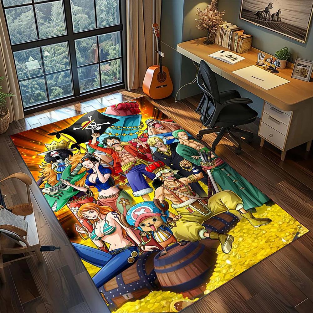 One Piece!Rug Carpet Large Area Rug Non Slip Washable Floor Mat Gamer Room Bedroom Home Decor