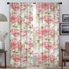 Красивые цветы Шторы Детская комната Перегородка затемняющие шторы для комнаты 2 панели Домашний интерьер Шторы Оттенки Тюль для спальни