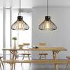 Modern Design Bird Cage Shape Pendant Light Fixtures Home Decor E27 Hanging Lamp Apply for Home Living Room Decorative Lighting