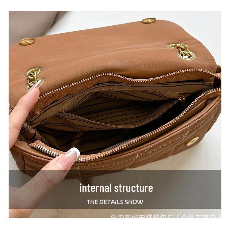 Женская сумка-цепочка в стиле колор-блок Осень/Зима 2025 - Универсальная и стильная сумка через плечо/кроссбоди