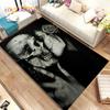 Gothic Horror Female Skull Dead Girl Area Rug,Carpet Rug for Home Living Room Bedroom Sofa Doormat Decor,kids Non-slip Floor Mat