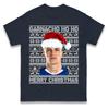 Garnacho Ho Ho Christmas T Shirt Funny Ugly Christmas Football Unisex T Shirt