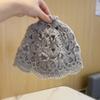 Japanese Double-Layer Handmade Crochet Pullover Hat Children'S Autumn And Winter Korean Version Trendy Versatile Warm Knitted Wool Hat Baotou Hat
