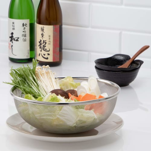 Endo Shoji Commercial-Grade Stainless Steel Handy Strainer, Small, Made In Japan, ABV35003