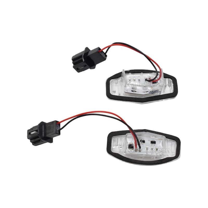Светодиодный фонарь подсветки номерного знака белый для Honda Civic 01-15 Accord 4D 03-17 Odyssey 00-04 Pilot 03-08 Acura MDX RL TSX RDX TL ILX