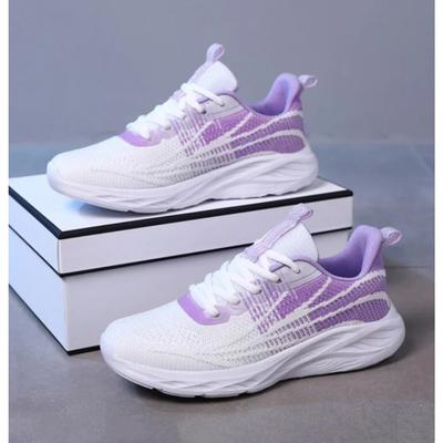 Женские летние дышащие кроссовки для бега на мягкой подошве, удобные, на платформе, повседневные сетчатые кроссовки, противоскользящие, легкие тренировочные туфли