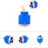 3 Holes Ceramic Cartridge PP Plastic Ceramic Disc Cartridge Blue Faucet Valve  For Kitchen Faucet