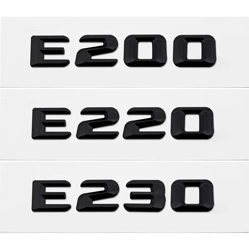 Car Tail Letter Number Emblem Sticker Rear Trunk Badge Decal for Mercedes Benz E Class E53 E55 E63 E200 E220 E230 E240 E250 E260 AX1 