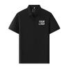 210 GSM Cotton Polo Customized Pattern Print Men's Polo Shirts