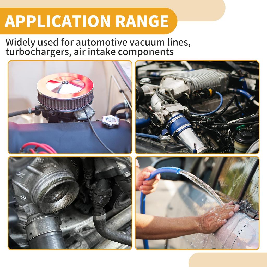Partuto 1 шт. Максимальное давление 130 фунтов на кв. дюйм Универсальный силиконовый вакуумный шланг для трубки Автомобиль Авто Вакуумная линия