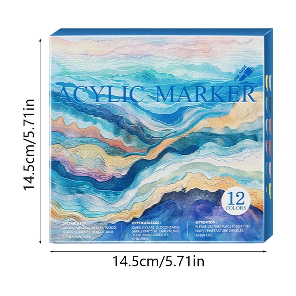 Watercolor Brush Pens, 12/24 Colors, Water-Based, Flexible Nylon Tip, Non-Toxic, Leak-Resistant, Multicolor Set