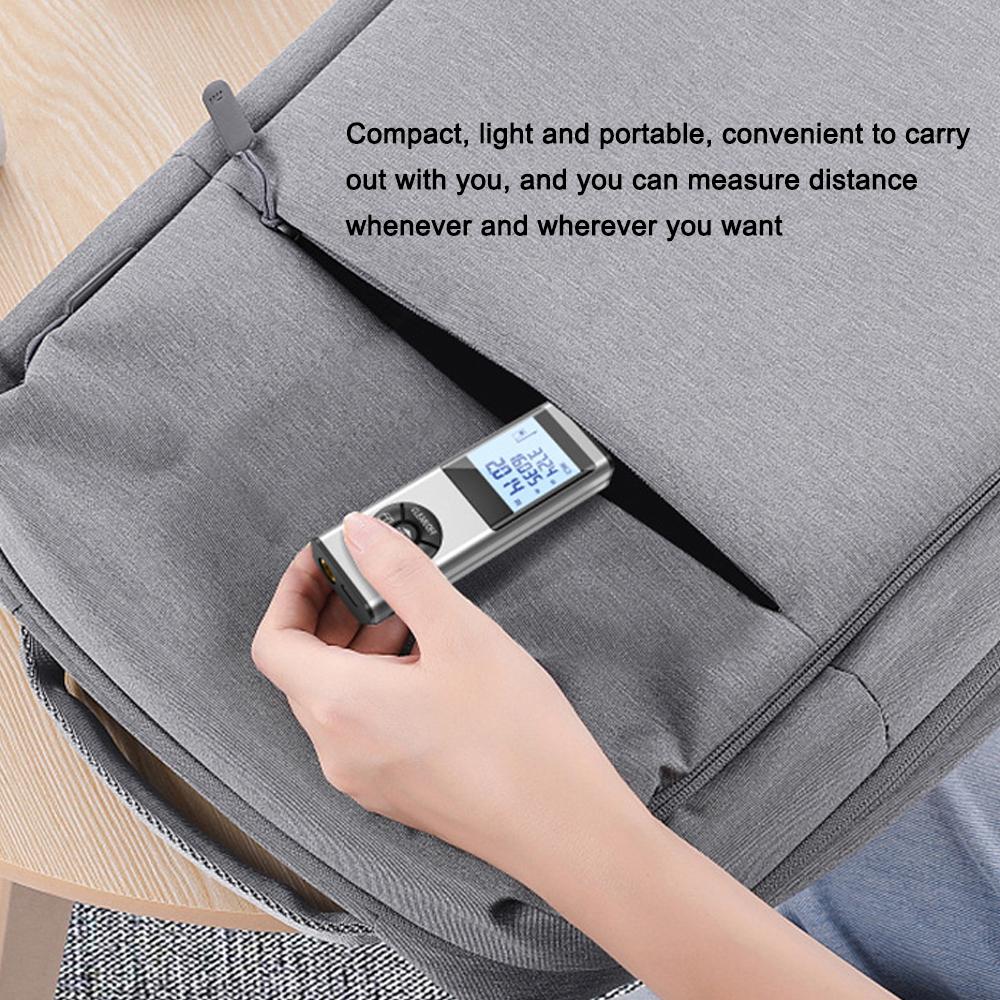 Ручной лазерный дальномер, измеритель расстояния, объемов площадей, устройство для геодезии зданий