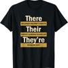 Там Там Они Есть Английская Грамматика Смешной Учитель Футболка