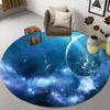 2023 Новый стильный коврик для гостиной, круглый коврик для стула, нескользящий коврик для двери, детский плавающий коврик для спальни, впитывающий коврик с 3D принтом
