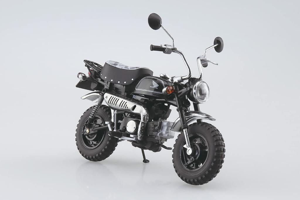 AOSHIMA Skynet Завершенный мотоцикл Honda Monkey Limited Черный 1/12