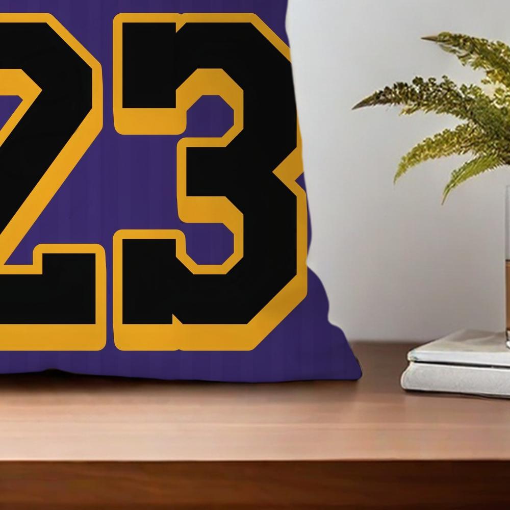 L-LeBron-J-James Basketball cushion cover Pillow Sofa Printing Decoration Room Home Office Coffee Shop Car Nordic Simplicity