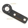 Trailer Socket Bracket, 7 Pin Trailer Wire Connector for Heavy Duty Socket Mounting Plate Tow Bar Replacement Power Socket Holder for Trailers