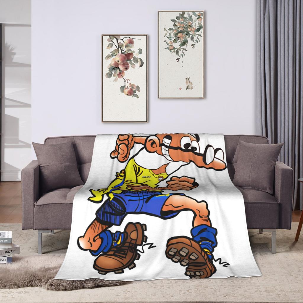 Mort & Phil Mortadelo y Filemón Blankets Travel Office Flannel Bedding Throws For Home Decor Warm Custom DIY Quality Bedspread