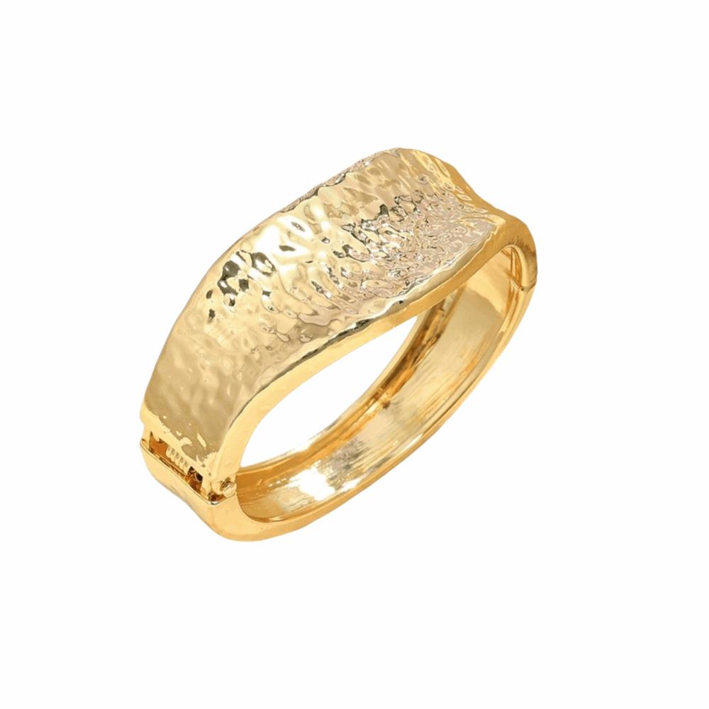 Vintage Exaggerated Punk Bangle Smooth Metal Geometric Bangle Daily Metal Bracelet Party Jewelry