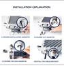Waterproof Cable Gland IP68 Nickel Plated Brass 1/4" 3/8"1/2" 3/4" 1" 2" 3" BSPP/NPT Male Thraed For 3-6.5mm 4-8mm Cable Joint