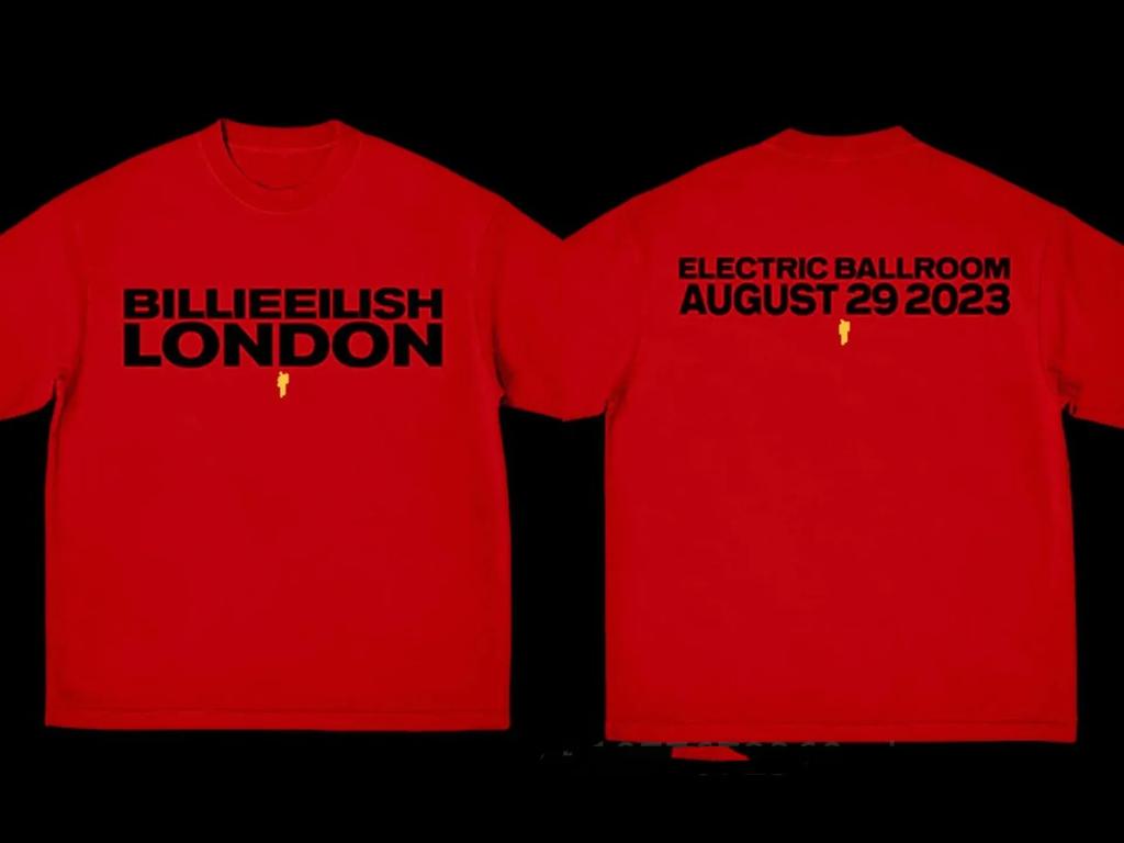 Футболка B-Billie Eilish 2023 Tour Concert, футболка в стиле хип-хоп с круглым вырезом и короткими рукавами, повседневная мода, унисекс, женская, роскошные высококачественные футболки