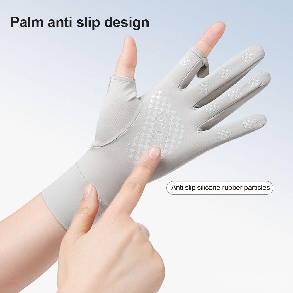 Touch Screen Cycling Gloves Sun Protection Driving Gloves Women Anti-uv Sun Gloves Outdoor Sports