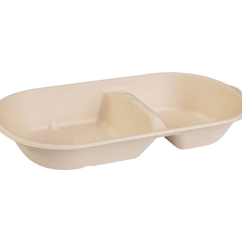 Compostable Divided Pulp Salad & Meal Prep Container