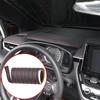 2M универсальная полоса отделки салона автомобиля черная и красная искусственная кожа приборная панель дверная полоса молдинг отделка автомобильные аксессуары