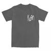 Fashion Rock Band Korn Logo TShirt for Men Round Collar Cotton T Shirt Short Sleeve Tee Shirt 4XL 5XL 6XL Tops