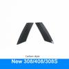 2pcs Car Door Handles Trim Frame Decoration Cover Bright Patch For Peugeot New 408 308 308S Interior
