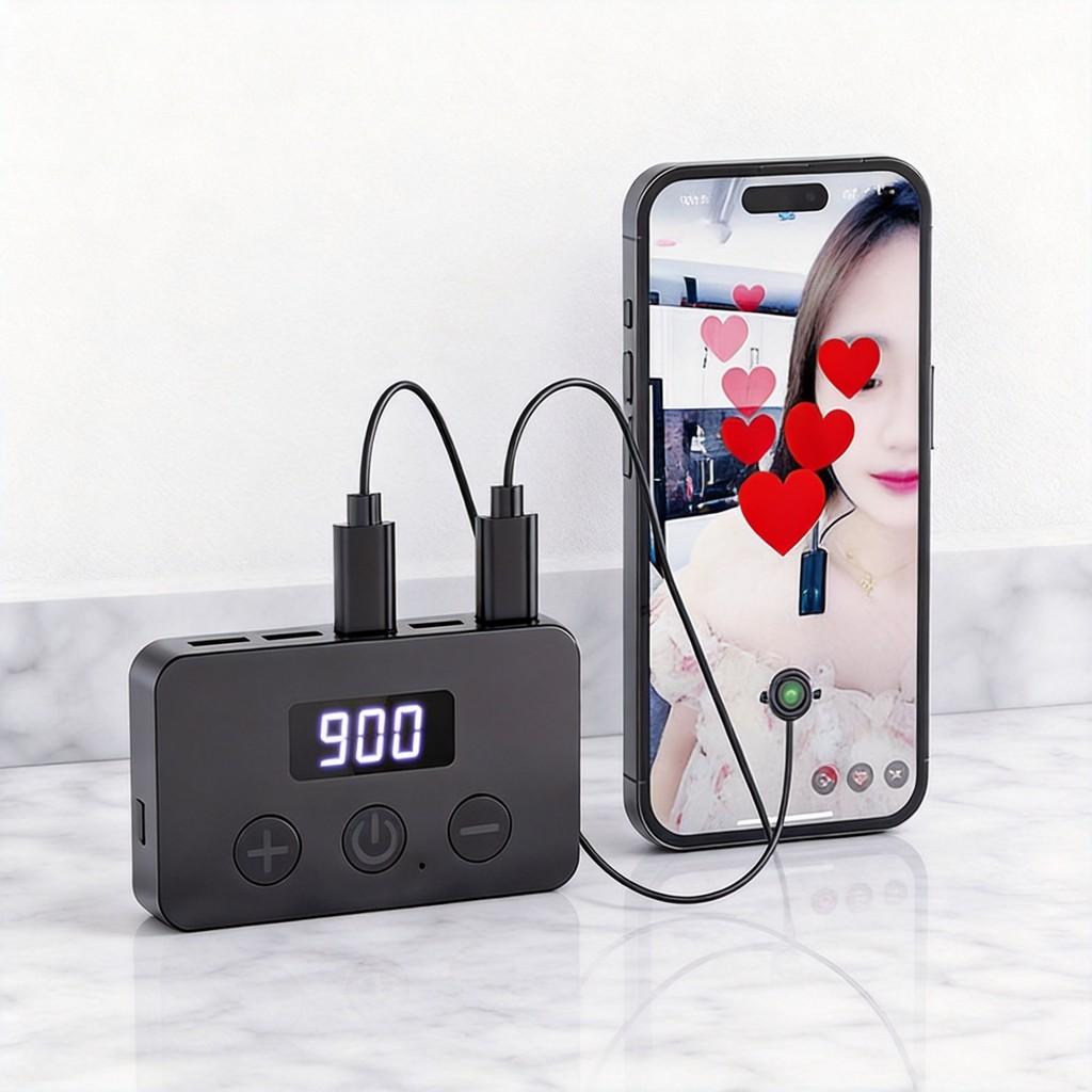 Universal Auto Clicker For Mobile Phones With Usb Rechargeable Power And Clamp Phone Stand