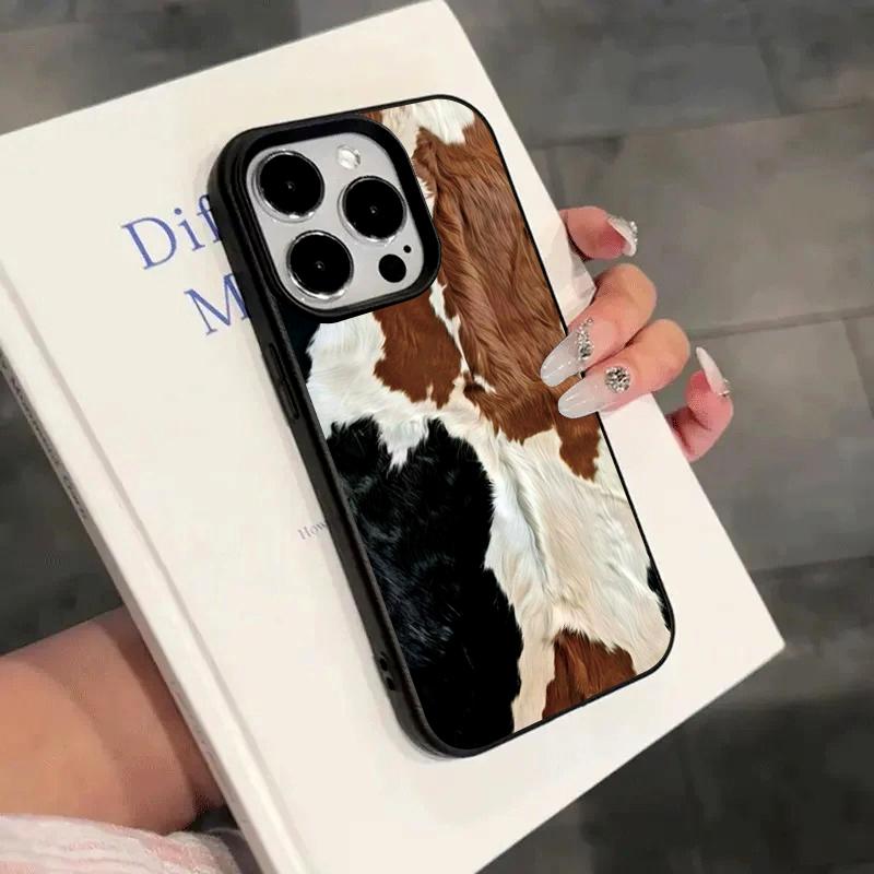 Для iPhone 17 16 15 14 13 12 11 Pro Max Air Case Коровья Кожа Личи Узор Силиконовый Чехол Для iPhone XS Max XR X 16E 16 Plus Мягкий Funda