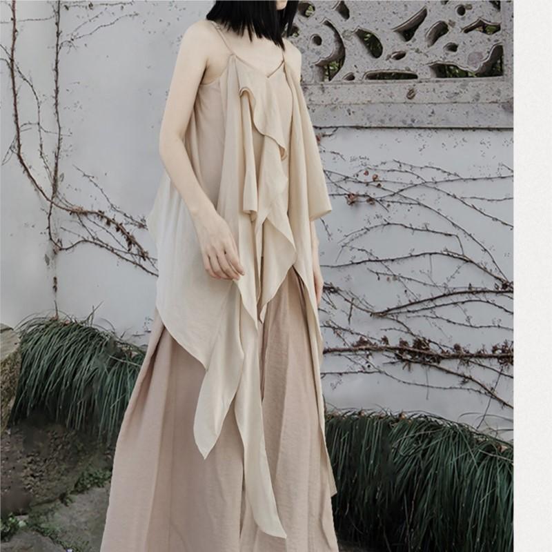 Johnature Woman Autumn Chinese Style Casual High Street Retro Tops Personality Solid Color Loose Vintage Top