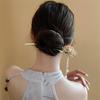 Tassel Hanfu Hair Chopsticks Headpieces U Shape Pearl Flower Hair Fork Hairpin Hair Accessories Chinese Style Hair Stick Party