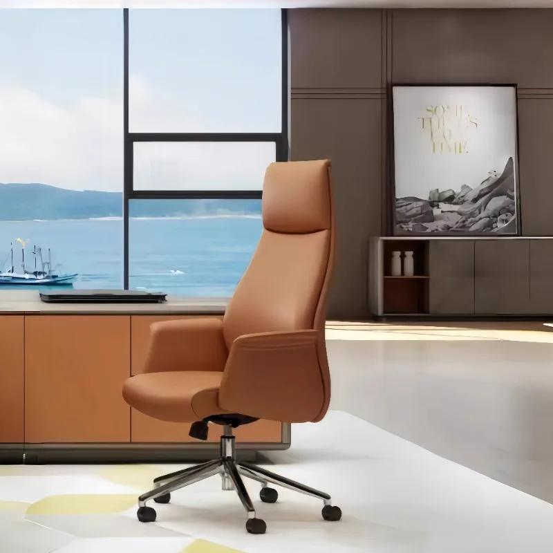 For Oficina giratoria para ordenador, cómoda y moderna silla meditación blanca, muebles ligeros