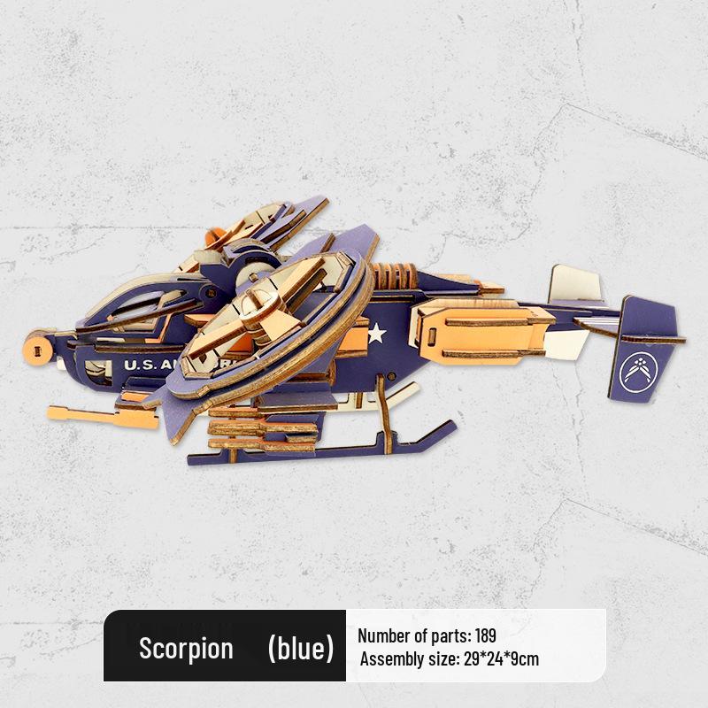 3D Деревянный Пазл Колесо Обозрения - Развивающий DIY Подарок для Детей