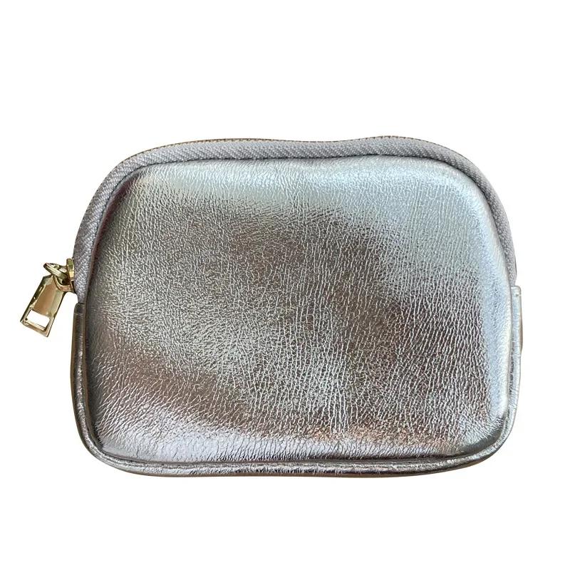 Small Money Bag Female Zipper Storage Bags Pouch Women Clutch Mini Coin Purse Genuine Leather Wallet Credit Card Cash Holder